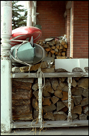 frame 32-kayaks on porch
