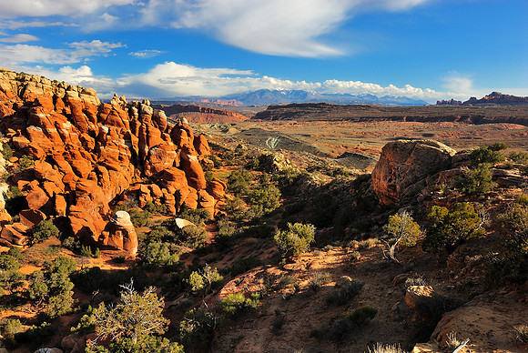 Fiery Furnace & La Salle Mountains, Arches National Park