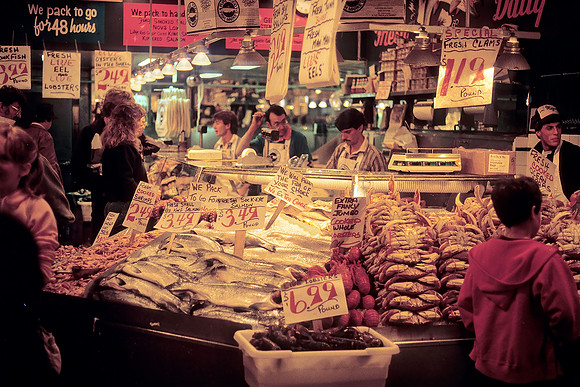 Pike Street Market, Seattle (1984)