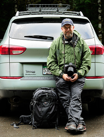 Self Portrait, Sol Duc Falls, Olympic National Park, 2011