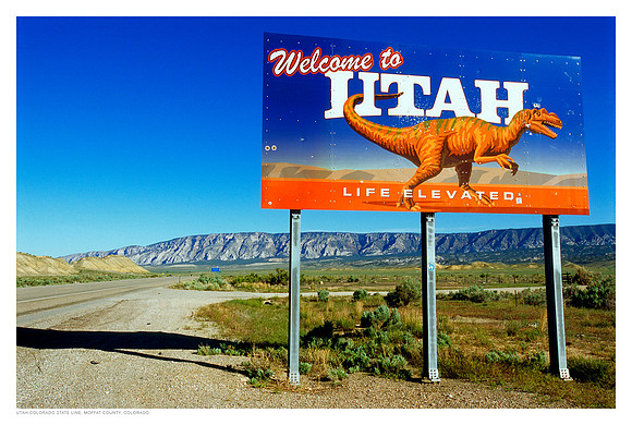 Colorado-Utah State Line, Moffat County, Colorado