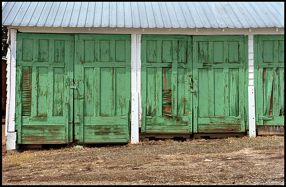 frame 12-Green Doors