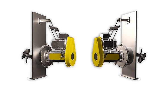 Side Entry Mixer (CAD data translation)