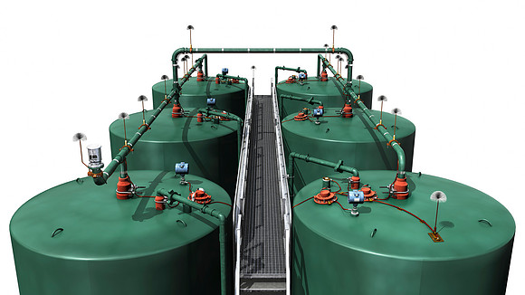 Lightning Supression Equipment on Tank Battery
