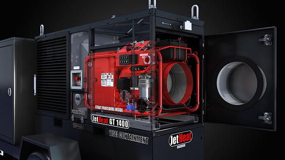 Cahill Heating-door open (CAD data translation)