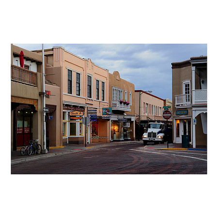 Plaza Morning, Santa Fe, New Mexico