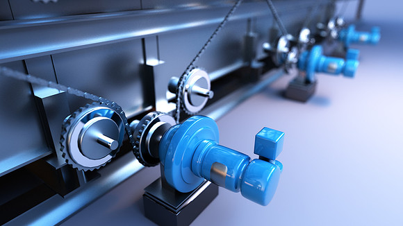 Furnace Motor Close-Up (DOF in Arnold)