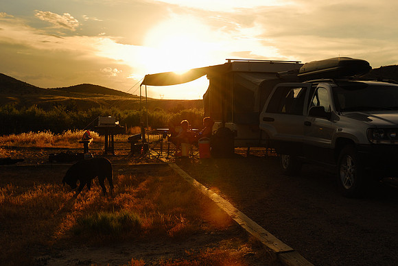 Sunset on the Yampa