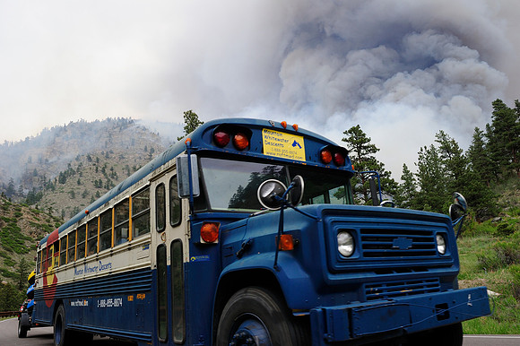 High Park Fire, Cache la Poudre Canyon