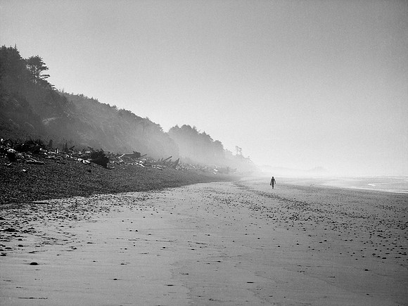 Beach combing along Beach One, Olympic National Park