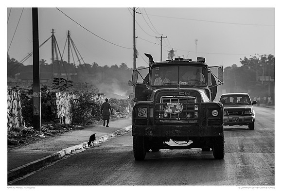 Dumptruck at Dawn, Port au Prince, Haiti (2010)