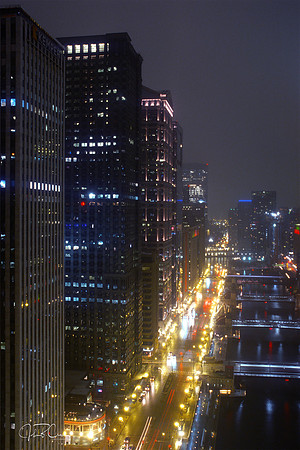 Upper Wacker and Chicago River, Chicago, Illinois (2018)