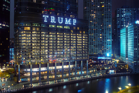 Chicago Riverfront at Night, Chicago, Illinois (2018)