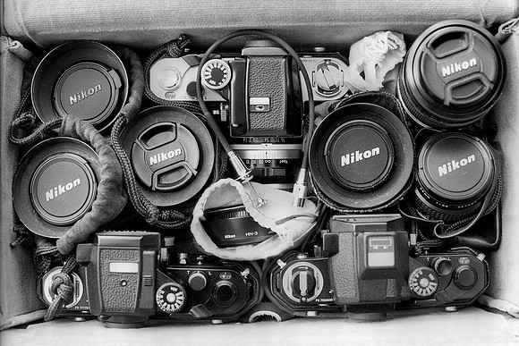 Vintage Nikon Bliss; the Nikon FB-11A full of oldies but goodies.