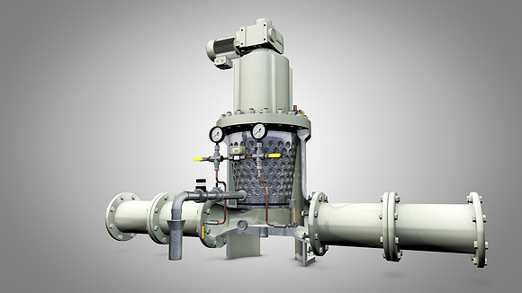 S.P. Kinney Industrial Water Strainer (CAD data translation)