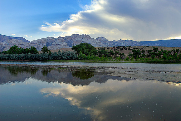 Sunrise on the Green River, Dinosaur National Monument