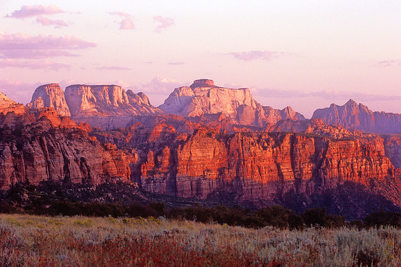 Kolob Terrace Sunset, Zion