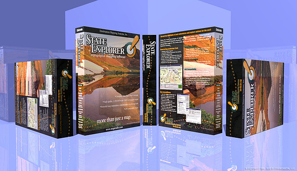 Destination Mapping Systems-product design and illustration (Lightwave 3D)