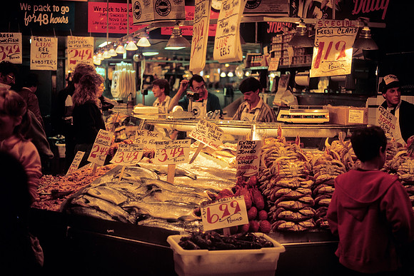 Pike Street Market, Seattle (1984)