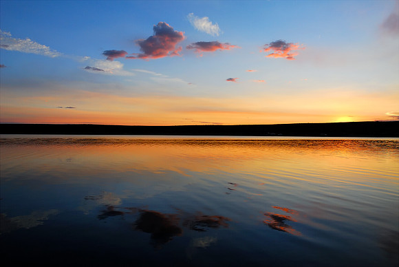 Sunrise over South Lake, Delaney Butte, Colorado