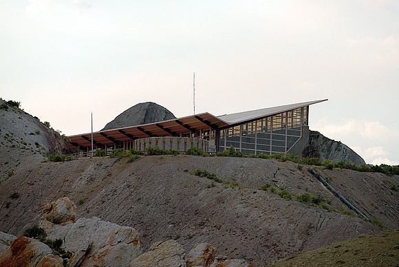 Quarry Building from the road, Dinosaur National Monument