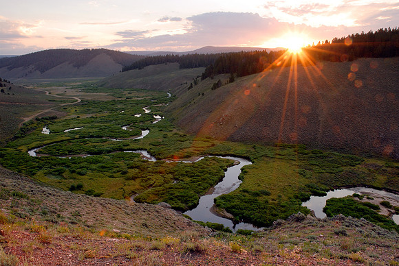 Sunrise, Rock Creek SWA, Gore Range, Colorado