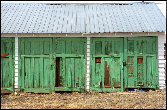 frame 13-green doors