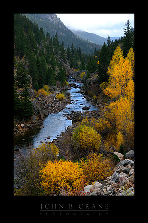 Fall Colors, Cache la Poudre Canyon, Colorado
