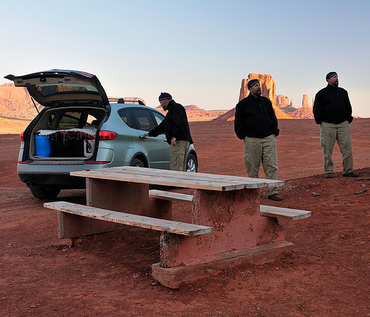 When in Rome... Artist's Point, Monument Valley