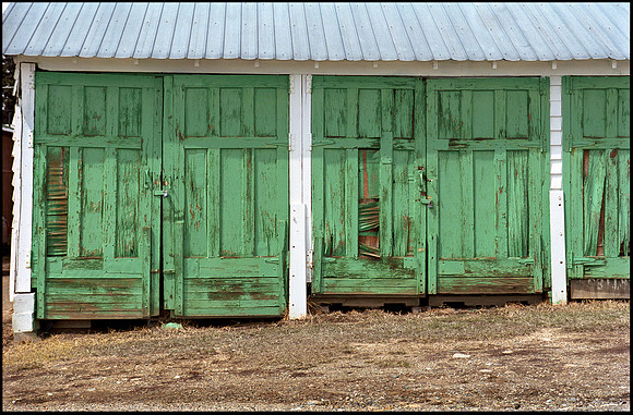 frame 12-Green Doors